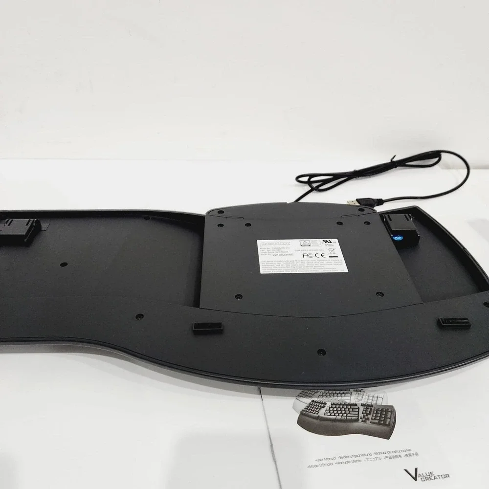 Perixx Periboard-512‎ Wired Ergonomic Split Keyboard Palm Rest Multimedia Keys